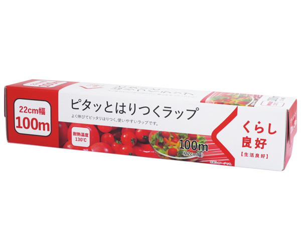ピタッとはりつくラップ