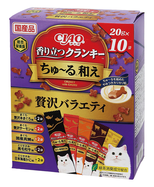 CIAO ちゅ～る和え 香り立つクランキー 贅沢バラエティ