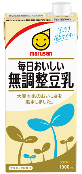 毎日おいしい無調整豆乳