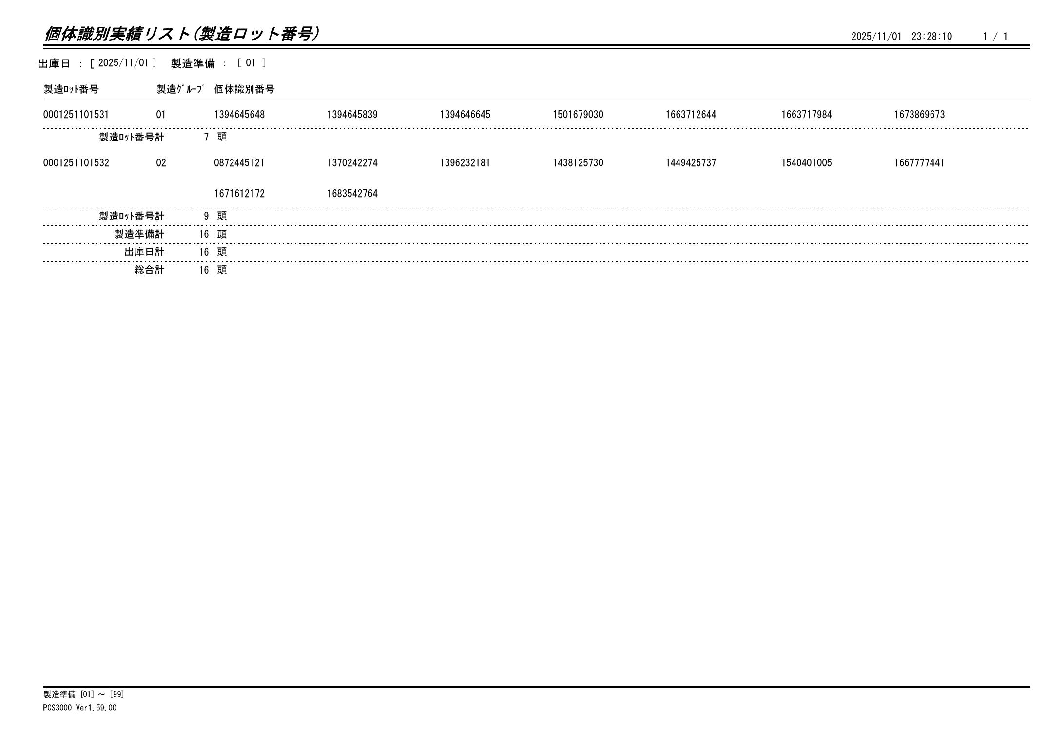 20251102 個体識別実績リスト（製造ロット番号）画像