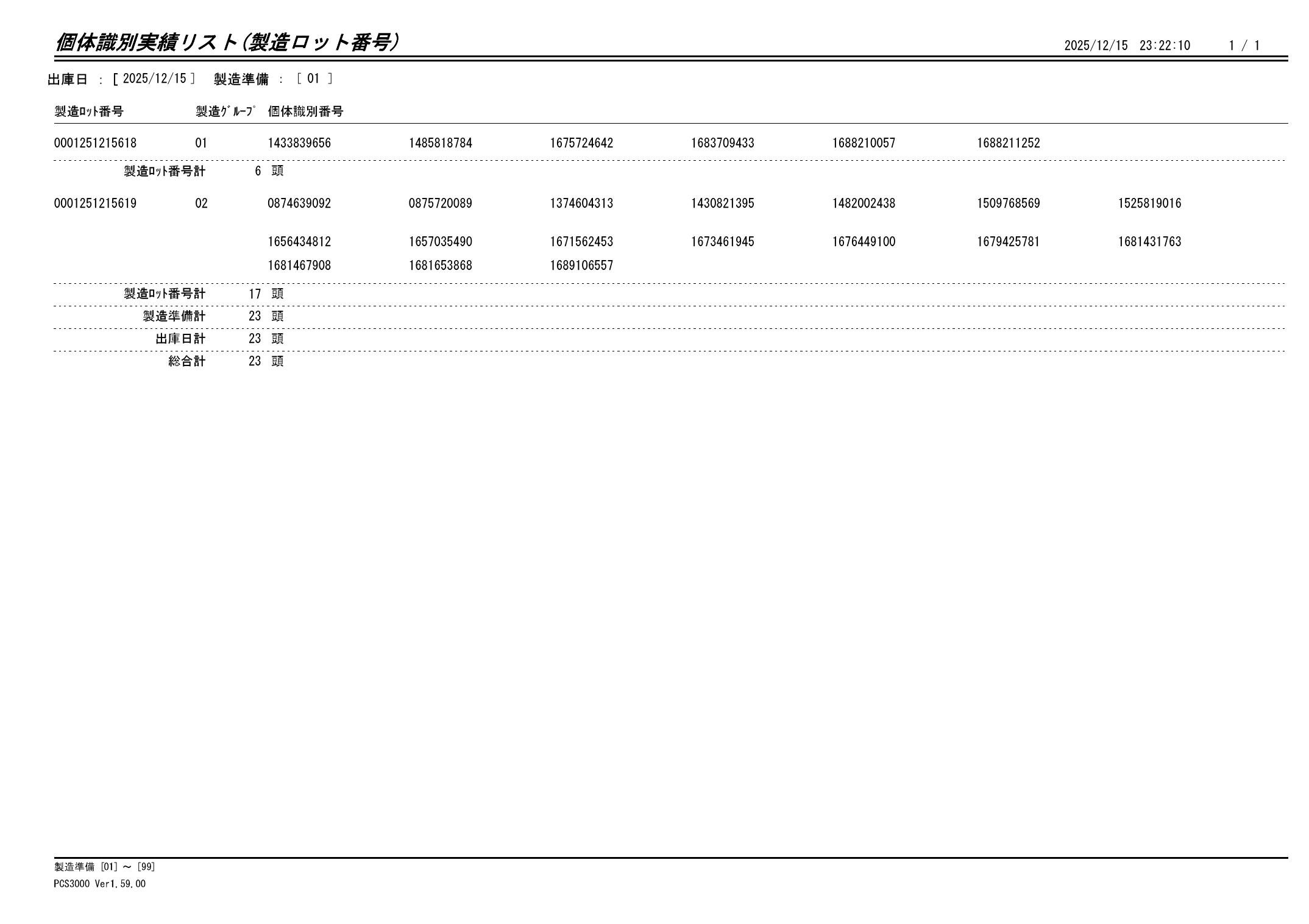 20251216 個体識別実績リスト（製造ロット番号）画像